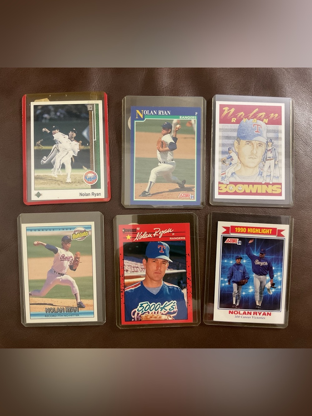 Nolan Ryan Baseball ⚾️ Card Lot of 6